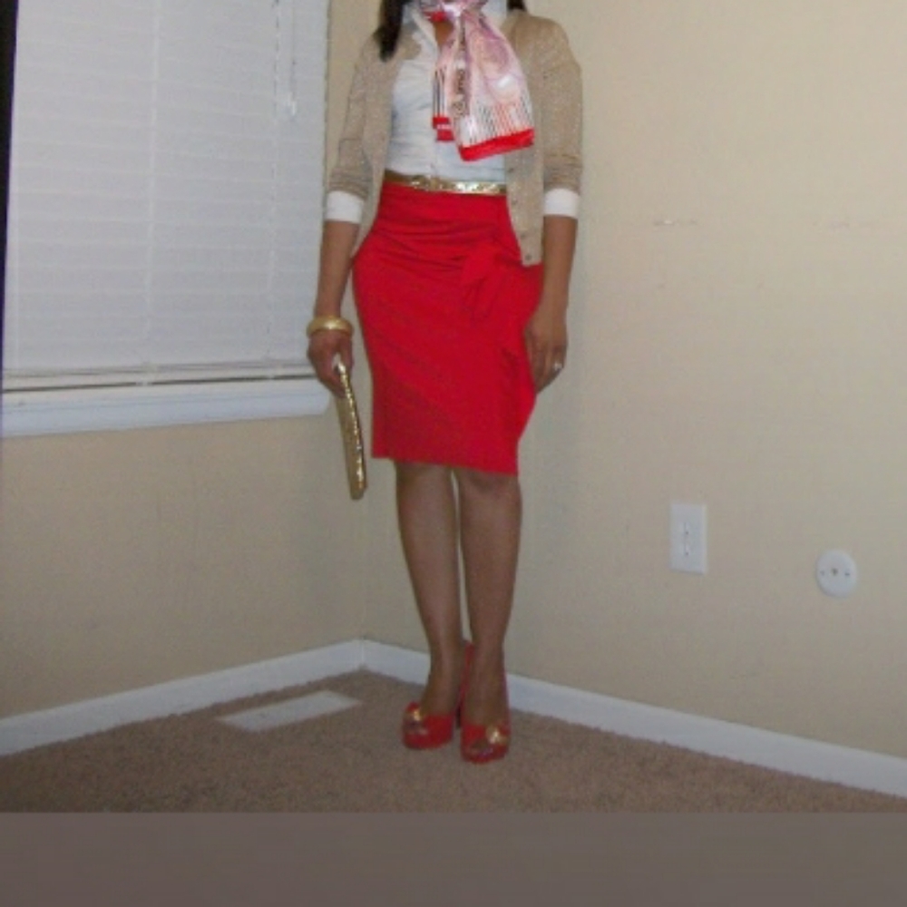 RED SKIRT